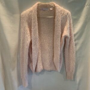 JW Style Fuzzy Pink Cardigan Medium